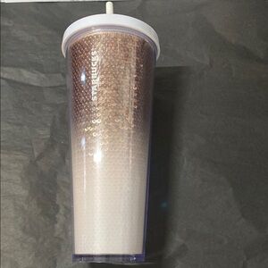 Starbucks | Rosegold Ombre Sequin Tumbler